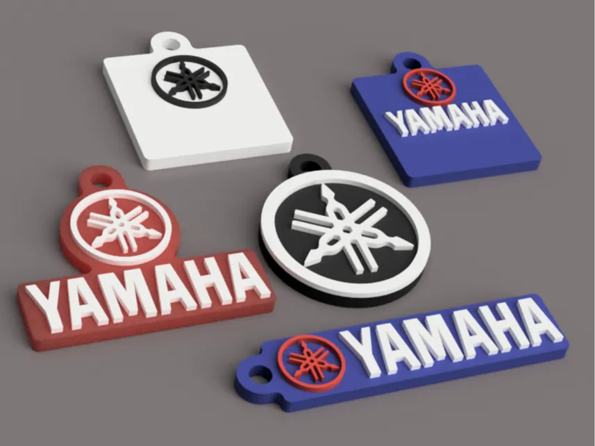 Yamaha Motorrad Schlüsselanhänger, photo 4 of 4 - Yamaha Motorrad Schlüsselanhänger Art