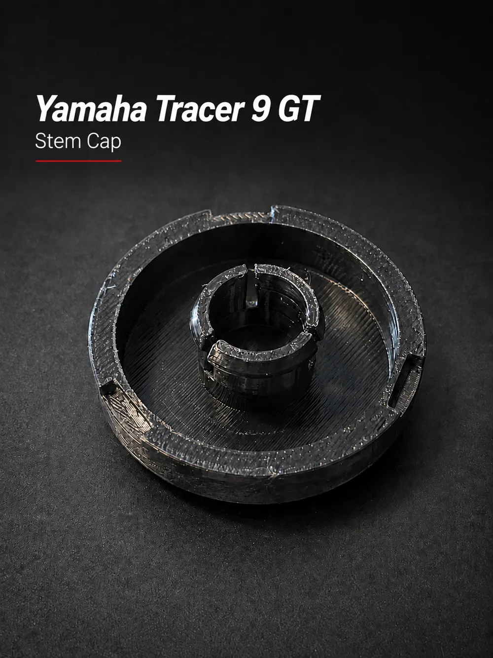Yamaha Tracer 9 GT Stem Cap, photo 2 of 4 - Yamaha Tracer 9 GT Stem Cap Cycling
