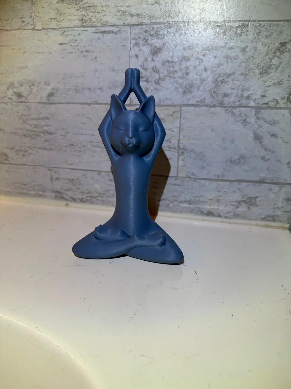 Yoga Cat Statue