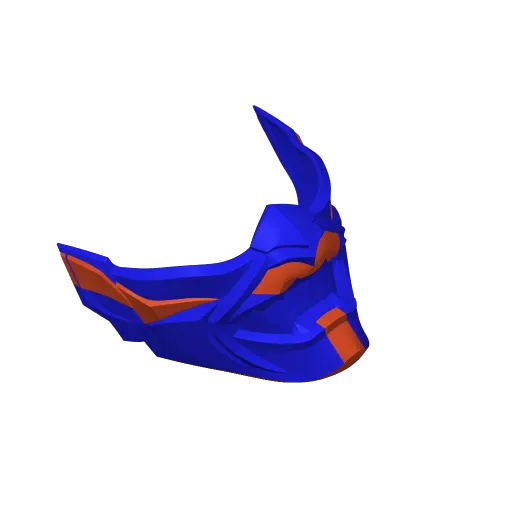 Yoru mask from VALORANT, another view - Video Game Masks, cosplay