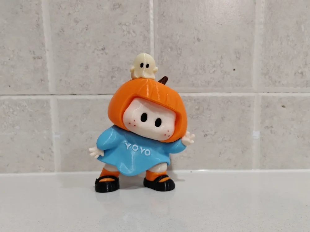Yoyo Halloween Tilt Head Figure, photo 2 of 4 - Spinning Tops & Classic Toys, right right sauce