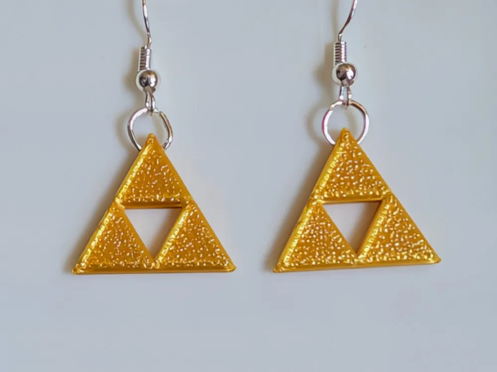 Zelda-Inspired Triforce Earrings - Drop & Dangle Earrings, in stock in India