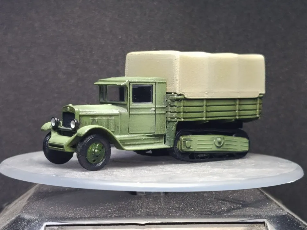 ZiS-22. USSR half-truck. 1/87 scale - Vehicles, in stock in India