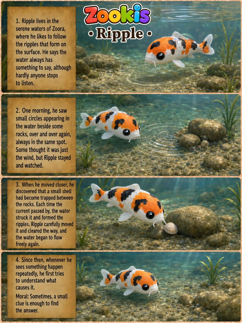 Ripple (koi carp) #63, photo 2 of 5 - Sea Animal Figurines, koicarp