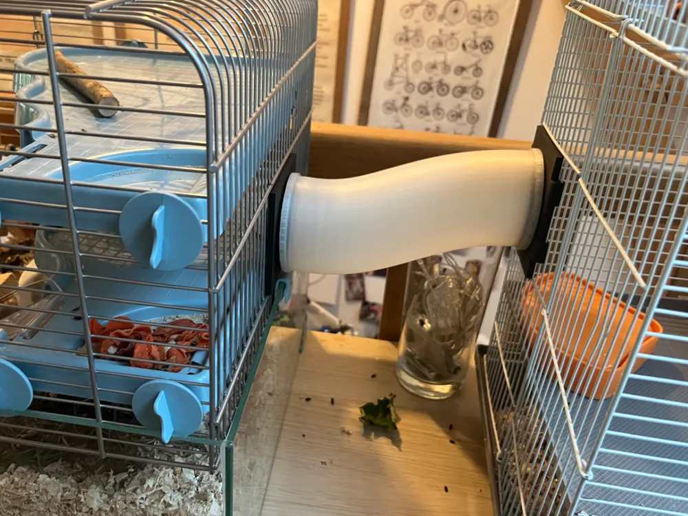 zoolux tube hamster souris rongeurs cage