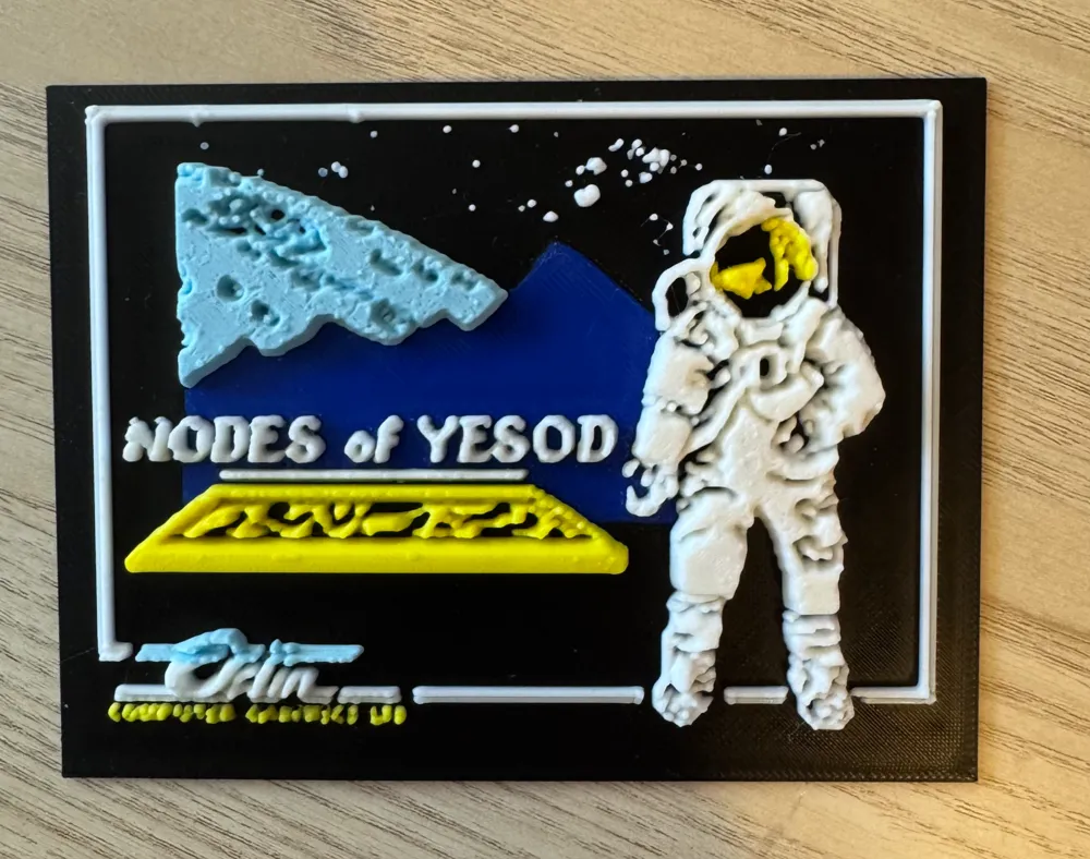 ZX Spectrum Nodes of Yesod Loading Screen - Odin, photo 2 of 4 - ZX Spectrum Nodes of Yesod Loading Screen - Odin Art
