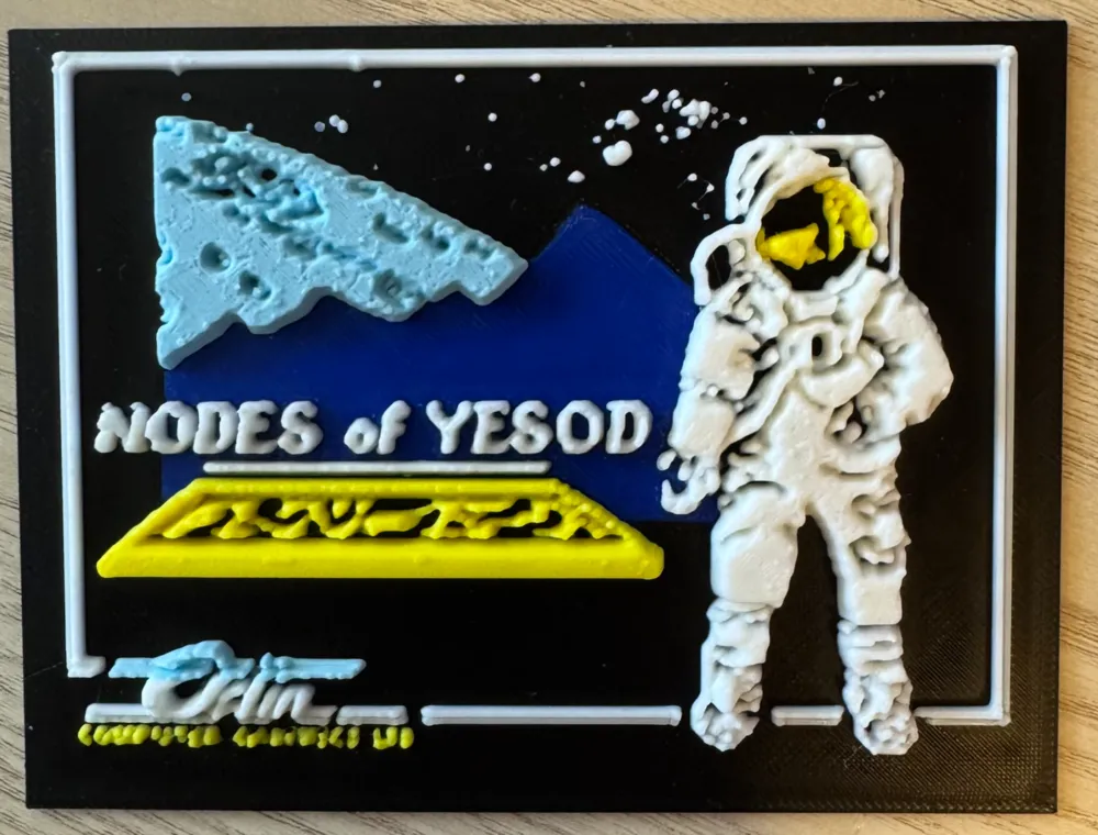 ZX Spectrum Nodes of Yesod Loading Screen - Odin, photo 3 of 4 - ZX Spectrum Nodes of Yesod Loading Screen - Odin Art