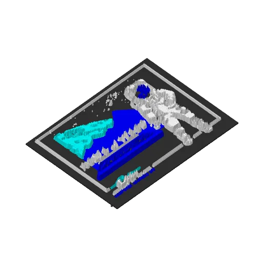 ZX Spectrum Nodes of Yesod Loading Screen - Odin, photo 4 of 4 - ZX Spectrum Nodes of Yesod Loading Screen - Odin Art